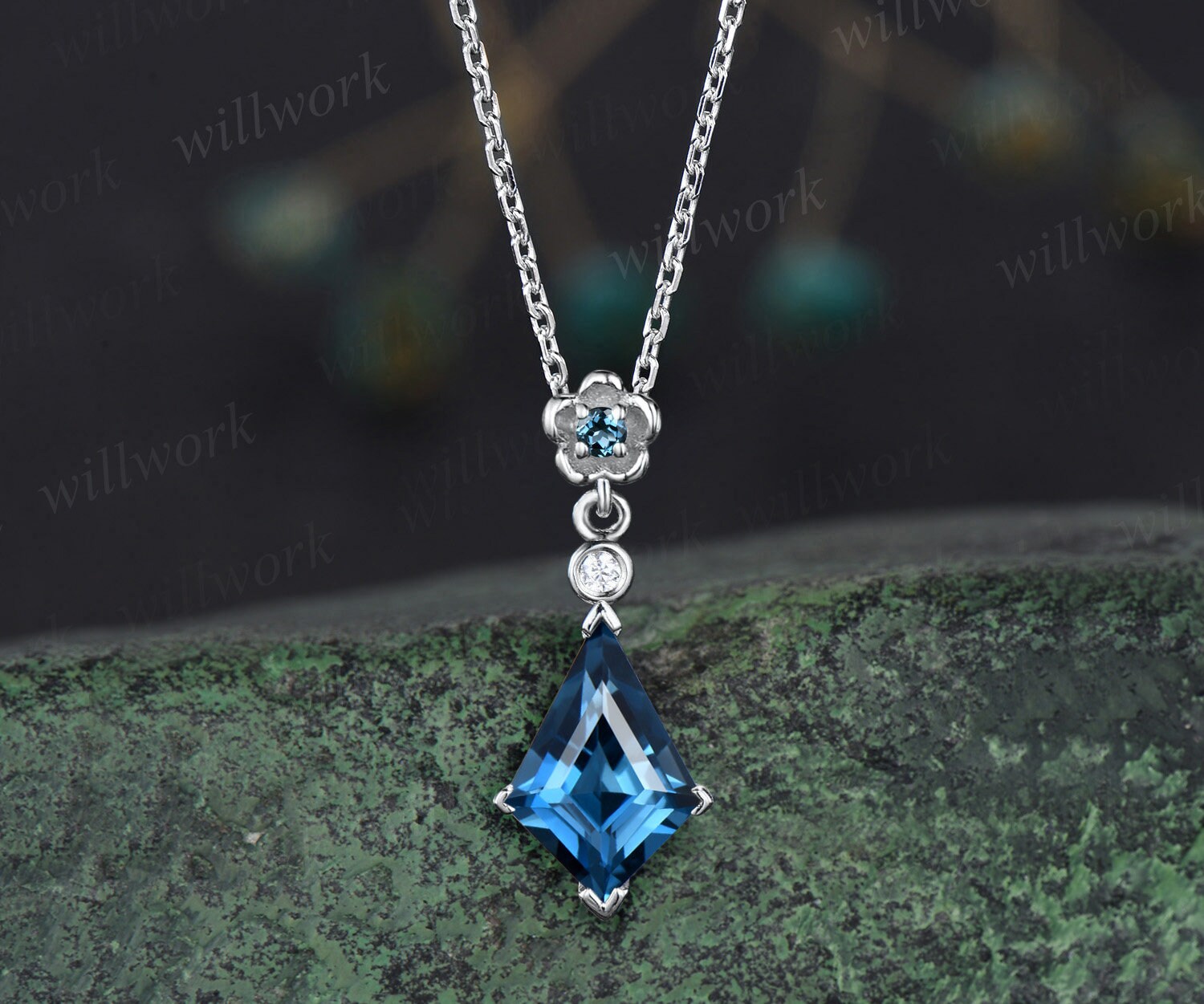 London Blue Topaz Necklaces - Pendants & Necklaces | Blue Nile